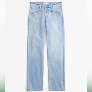 Abercrombie new Mid Rise 90s Straight Jean